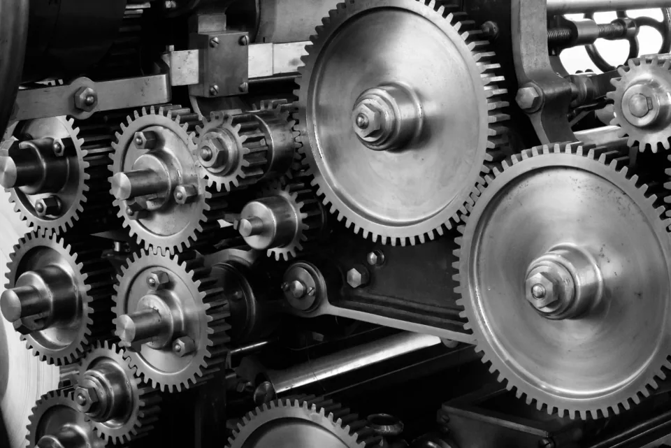 Mechanism detail from a Senior School engineering project